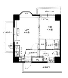 ハイツベルグ武蔵の物件間取画像